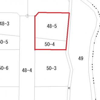 高崎市箕郷町下芝(390万円)土地の区画図1