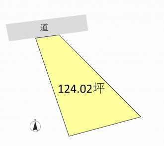 佐波郡玉村町藤川(960万円)土地の区画図1