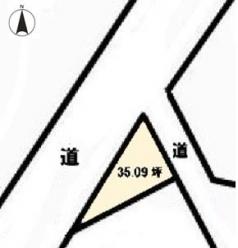 館林市松沼町（220万円）土地の区画図1