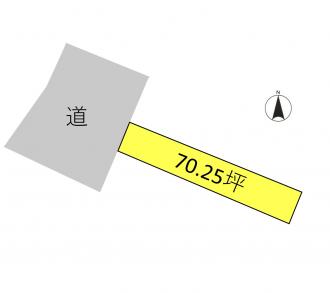 館林市本町（650万円）土地の区画図1