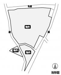 高崎市寺尾町（1890万円）土地の区画図1