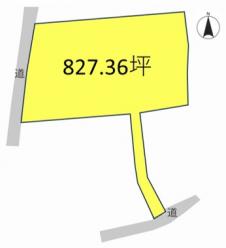 館林市大島町（980万円）土地の区画図1