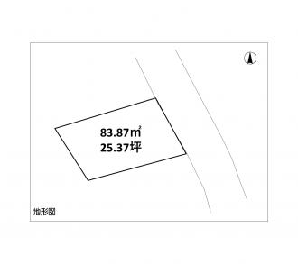 高崎市常盤町（650万円）土地の区画図1