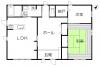 前橋市駒形町の中古一戸建て（2LDK）の間取図