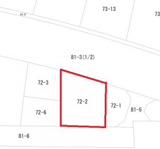 高崎市筑縄町（3380万円）土地の区画図1