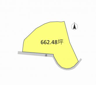 前橋市泉沢町（995万円）土地の区画図1
