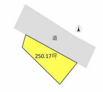 桐生市相生町（1650万円）土地の区画図1