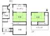 前橋市城東町の中古一戸建て（3K）の間取図