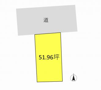 前橋市南町（1450万円）土地の区画図1