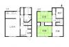 前橋市昭和町の中古一戸建て（3SLDK）の間取図