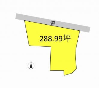 富岡市富岡（1850万円）土地の区画図1