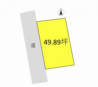 伊勢崎市太田町（700万円）土地の区画図1