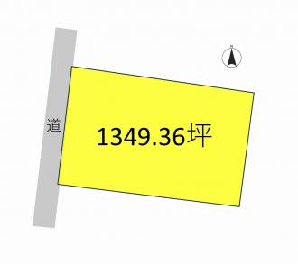 太田市新田金井町（6000万円）土地の区画図1