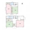 高崎市中居町の中古一戸建て（4LDK）の間取図