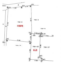 高崎市飯塚町（2400万円）土地の区画図1