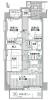 前橋市文京町の中古マンション「サーパス文京」の間取図