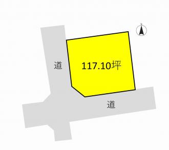 前橋市国領町（2780万円）土地の区画図1