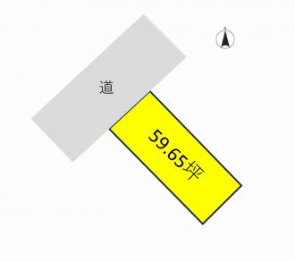 前橋市古市町（1790万円）土地の区画図1
