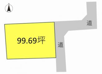 前橋市青柳町（1800万円）土地の区画図1